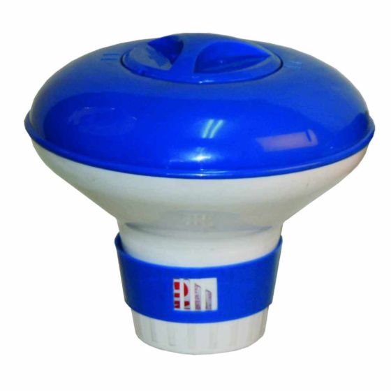 Clorador flotante para piscinas – PANDA POOL (Capacidad 7 pastillas, 9")