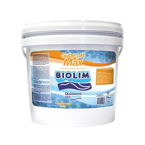 Sube pH Máx Biolim – Corrector Rápido de pH para Albercas