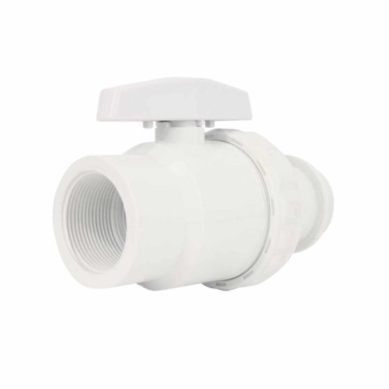 Válvula bola con racor – PANDA POOL (PA-VB-2PVCR)