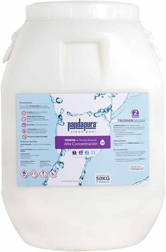 Tricloro Granular de Alta Concentración - PandaPura (10 bolsas de 5 kg)