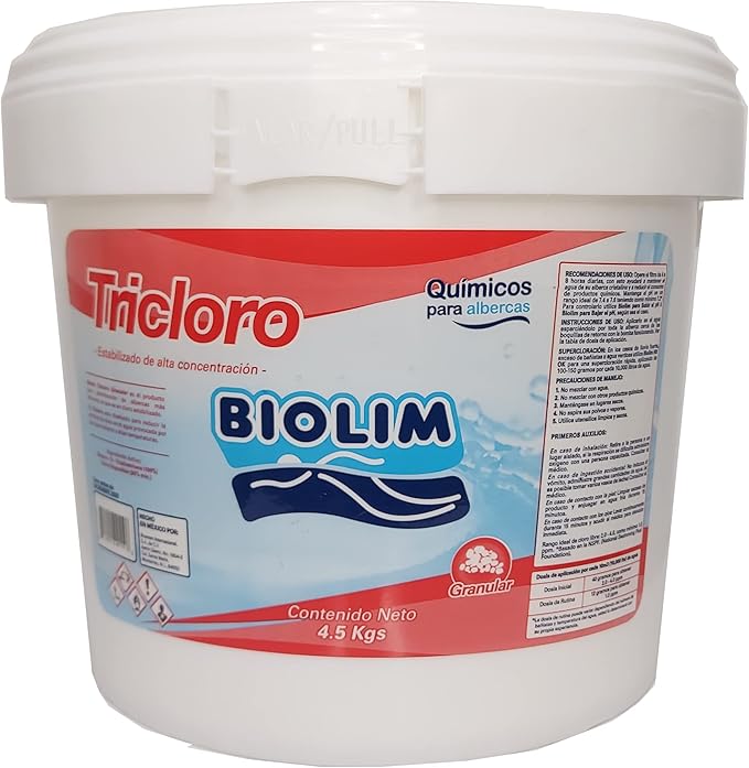 Tricloro Granular Biolim – Desinfectante Estabilizado para Albercas
