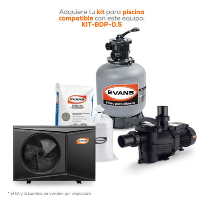 Bomba de Calor para Piscina 36KBTU-1F - EVANS (BCA-36KBTU-1F)