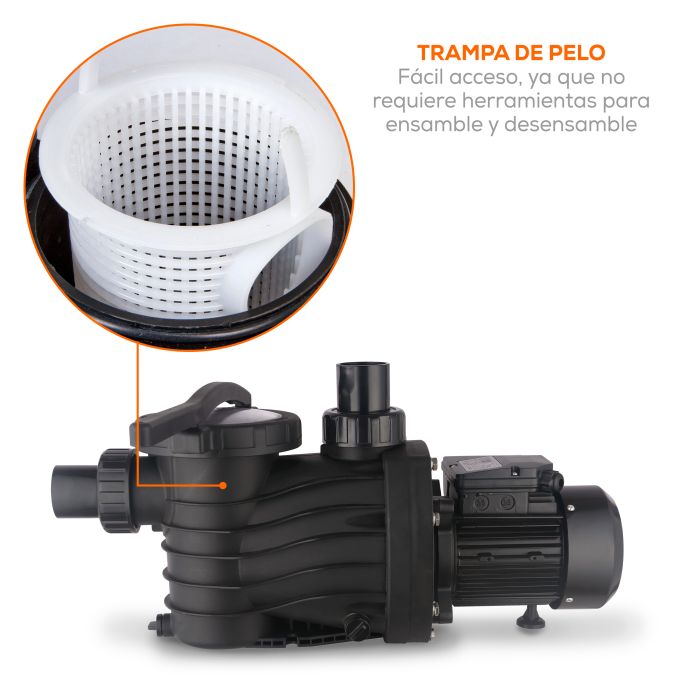 Bomba EVANS – 1.5 Hp, 220 V Monofásica Resistente a Químicos (BDP2ME150G)