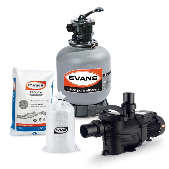 Kit para alberca 63 m³ - EVANS (KIT-BDP-0.5)