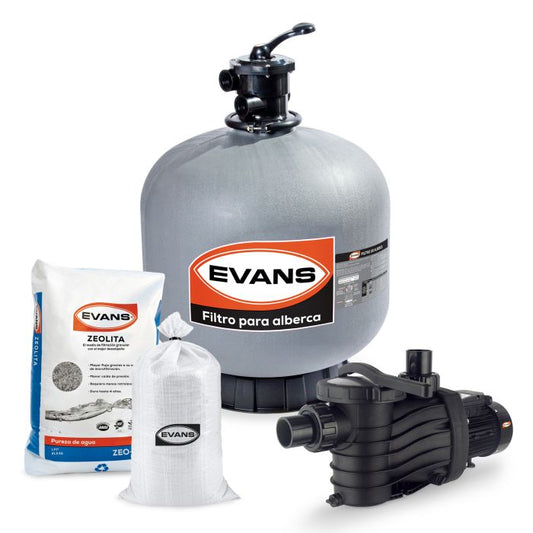 Kit para alberca 84 m³ - EVANS (KIT-BDP-1)