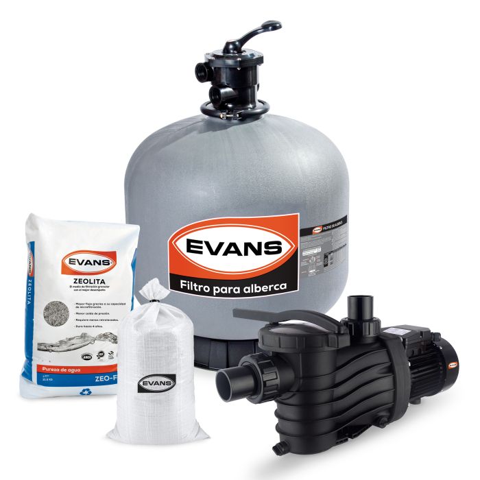 Kit para alberca 142 m³ - EVANS (KIT-BDP-2)