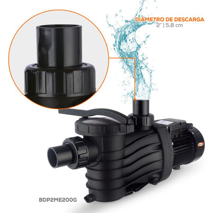Kit para alberca 142 m³ - EVANS (KIT-BDP-2)