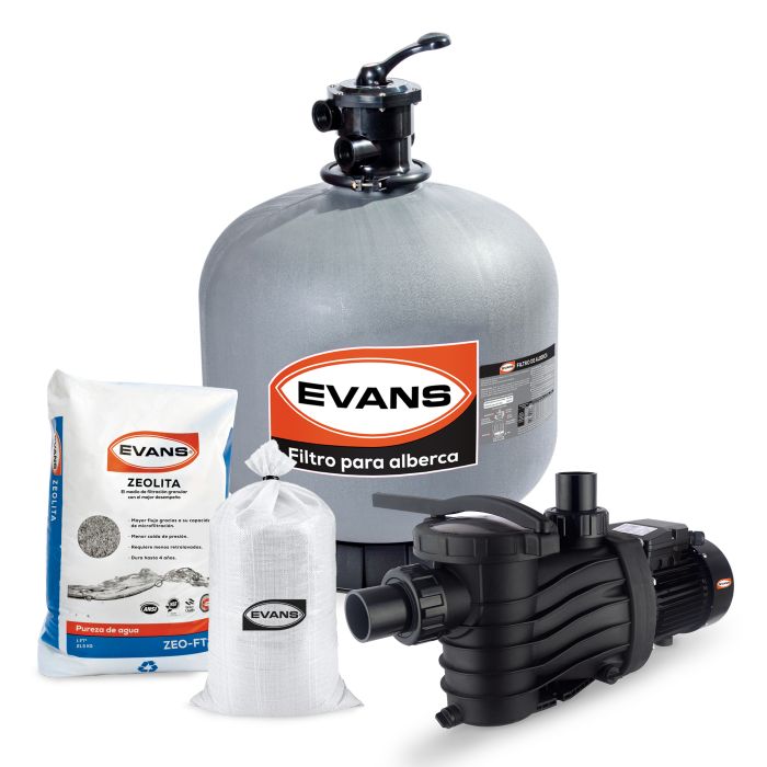 Kit para alberca 156 m³ - EVANS (KIT-BDP-3)