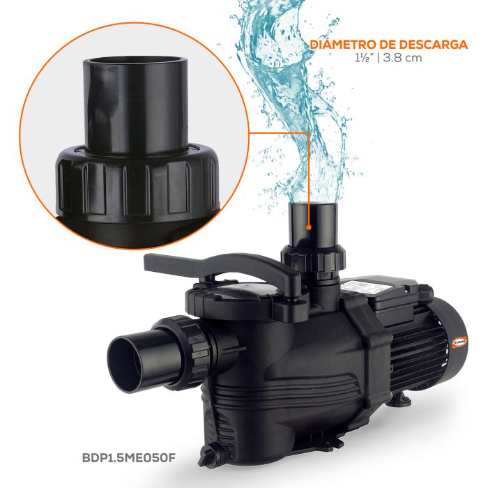 Kit para alberca 63 m³ con bomba de calor - EVANS (KIT-BDP-BDC-0.5)