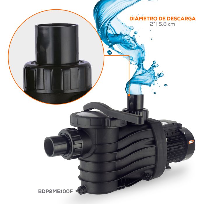 Kit para alberca 84 m³ con bomba de calor - EVANS (KIT-BDP-BDC-1)