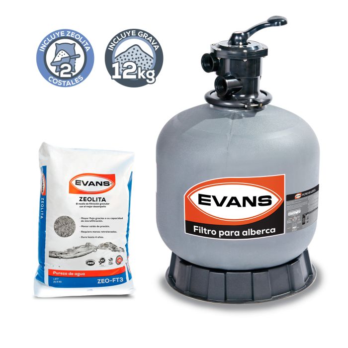 Kit para alberca 95 m³ - EVANS (KIT-SWIM-1)