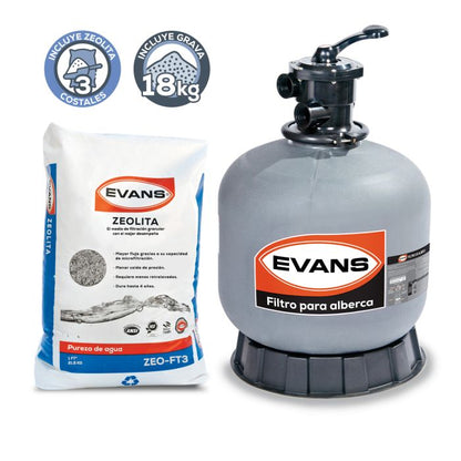Kit para alberca 120 m³ - EVANS (KIT-SWIM-1.5)
