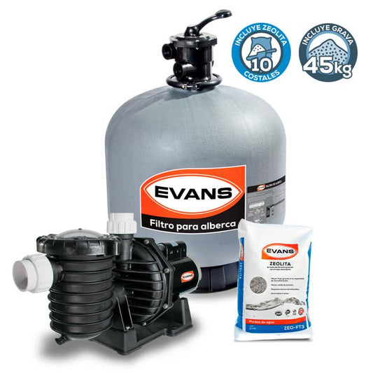 Kit para alberca 300 m³ - EVANS (KIT-SWIM-3)