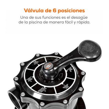 Filtro de Arena para Piscina 31”, 371 L/min – EVANS (PA-800)