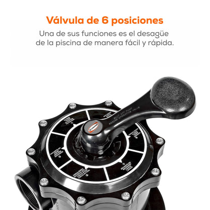 Filtro de Arena para Piscina 36”, 492 L/min – EVANS (PA-900)