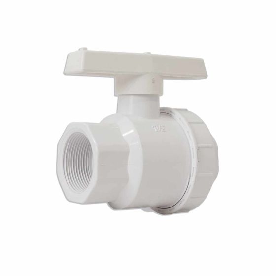 Válvula bola con racor – PANDA POOL (PA-VB-1.5PVCR)